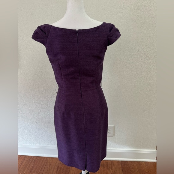 Antonio Milano women’s dress size 2 gorgeous purple fully lined zipped back - Picture 3 of 6